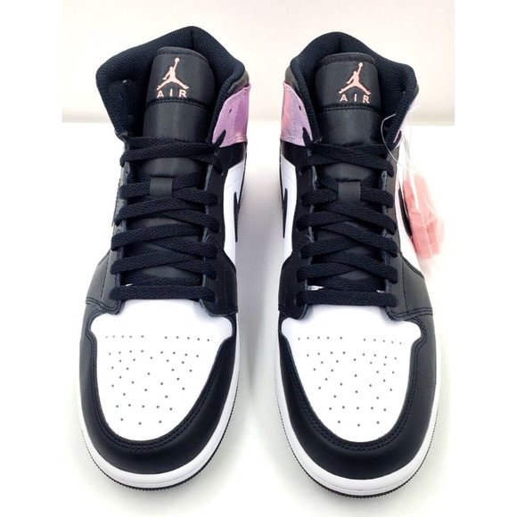 Nike Air Jordan 1 Mid Bleached Coral White Black DM1200-001 Men's Size 11